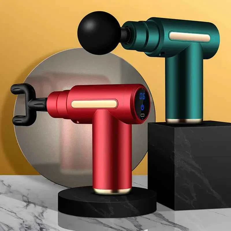 Portable Gun Handheld Deep Percussion Massager for Body Back Neck And Leg