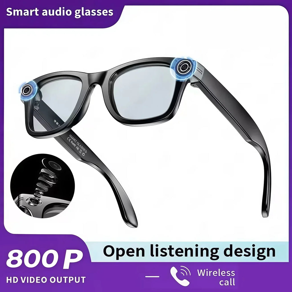 Giinova AI Smart Video Glasses With 8MP Camera 4K Recording