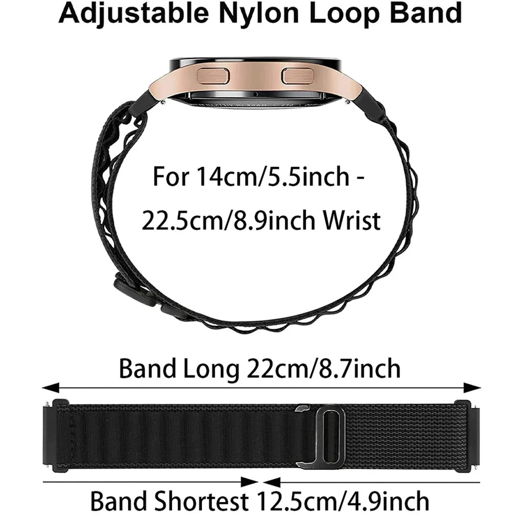OnePlus Smartwatch Nylon Loop Band Replacement Strap Sport Bracelet