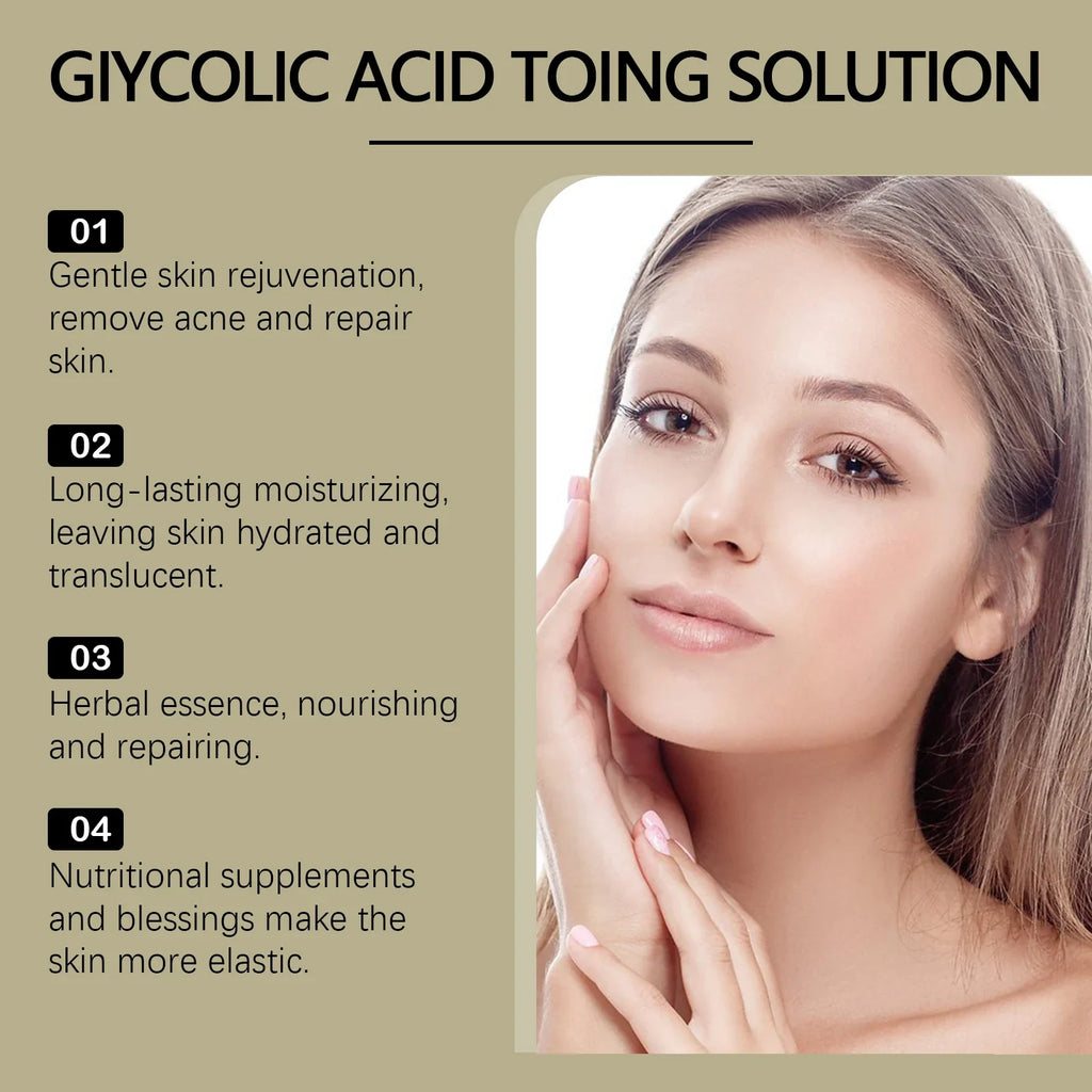 Glycolic Acid 7% Moisturizing Toner Remove Acne Improve Skin Condition Replenish Water Moisturize Skin Tender Skin&Toner Essence