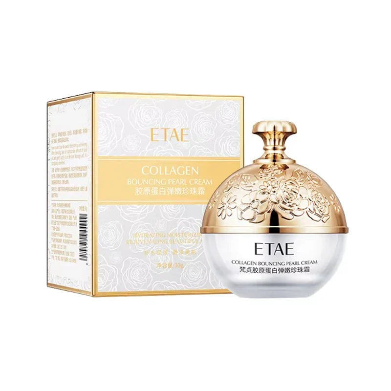 Face Cream Collagen Pearl Firming Lift Fade Fine Lines Caviar Moisturizing Smooth Brighten Korean Skin Care Product