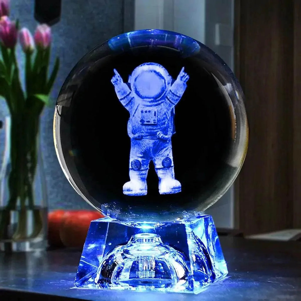 3D LED Crystal Ball Collectible