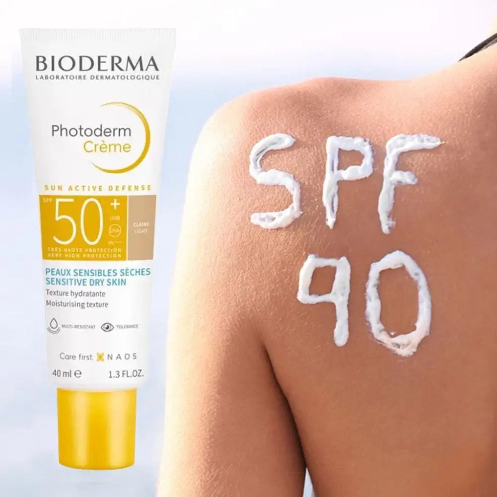 BIODERMA Whitening Sunscreen SPF90+ UV Protection Moisturizing Sunblock For Face Body Thighs Non-Greasy Fast-Absorbing