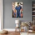 Hokuto No Ken Anime Video Game Canvas Painting Art Poster and Wall Art Picture Print Modern Family Bedroom Home Decor Posters