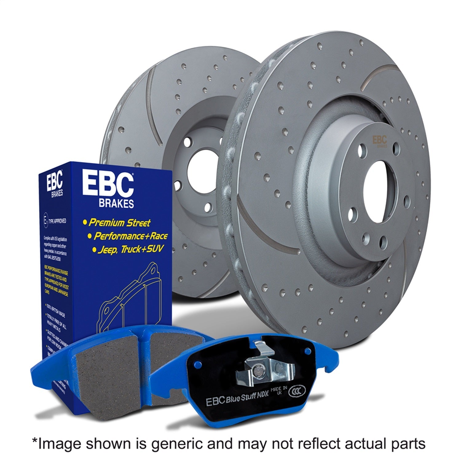 EBC Brakes - S6 Kits Bluestuff And GD Rotors - S6KF1287