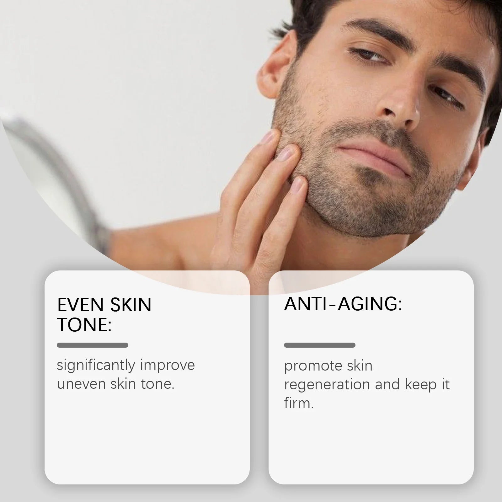 Men's Retinol Serum Hydrating Anti-Aging Oil Control & Pore Minimizer Lifting Tightening Smoothing Brightening Facial Treatment