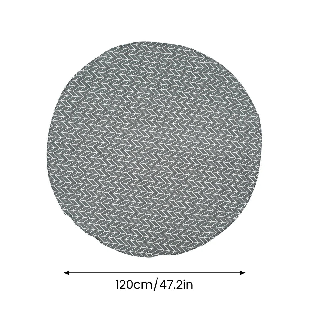 Round Tablecloth Washable Table Cloth Decorative Table Cover Indoor and Outdoor Holiday Home Christmas Party Picnic Dining Room
