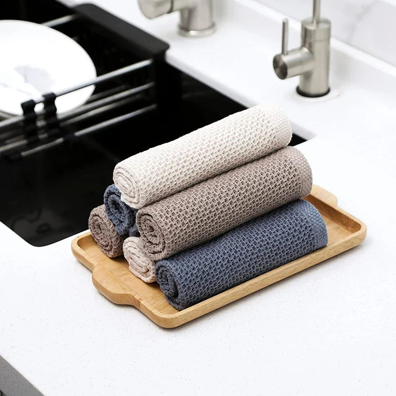100 Percent Cotton Dishcloth Ultra Soft Absorbent Kitchen Towel