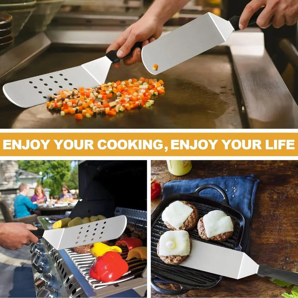 Griddle Accessories Kit Five Piece Heavy Duty Stainless Steel
