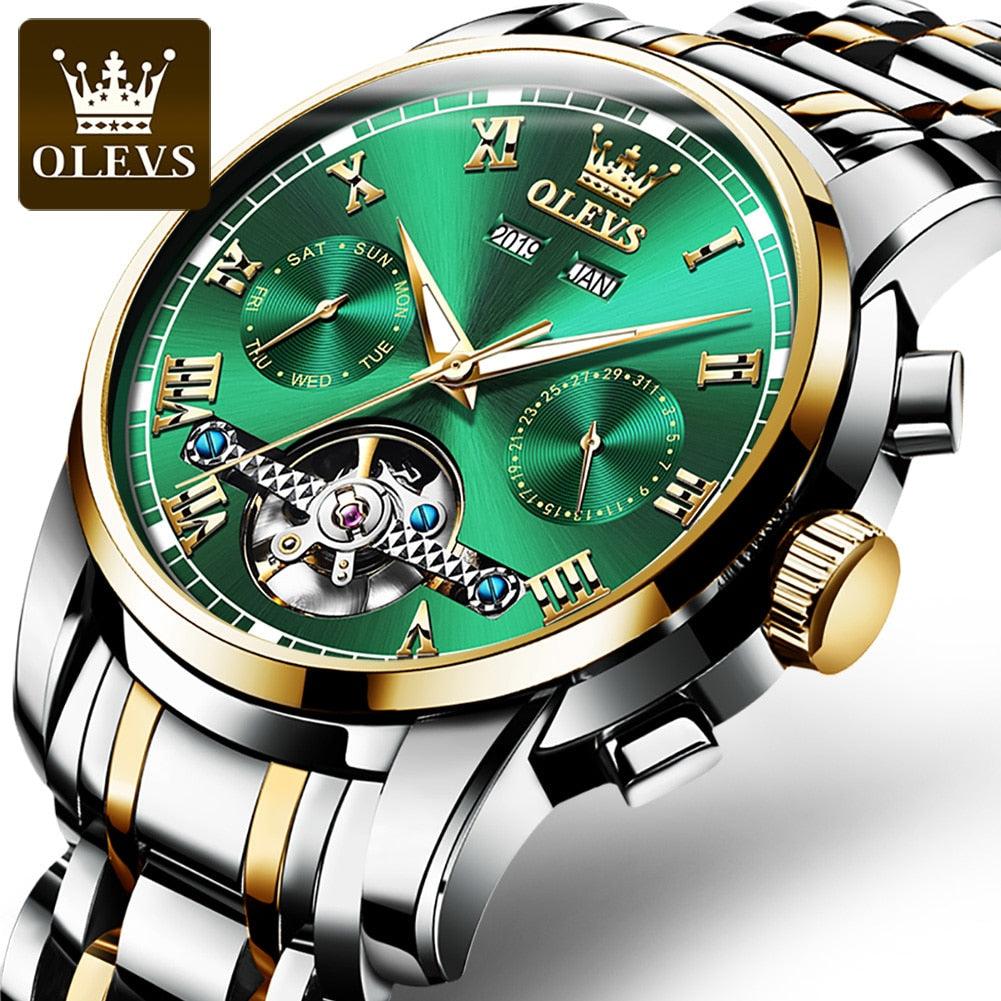 OLEVS Automatic Mechanical Men Watch