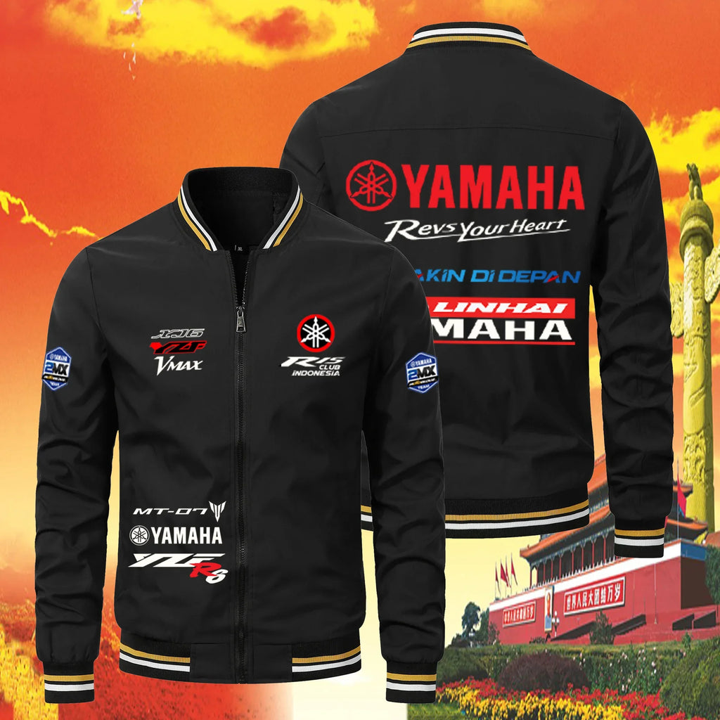 YAMAHA Motorcycle Logo Men's Top Cycling Sports Shopping Leisure Outdoor Fishing Windproof Sunscreen Thin Men's Jacket Coat
