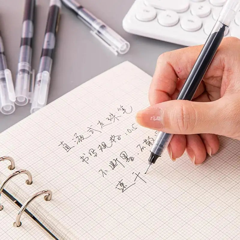 Gel Pen Set With Smooth Liquid Ink Needle Tip Writing