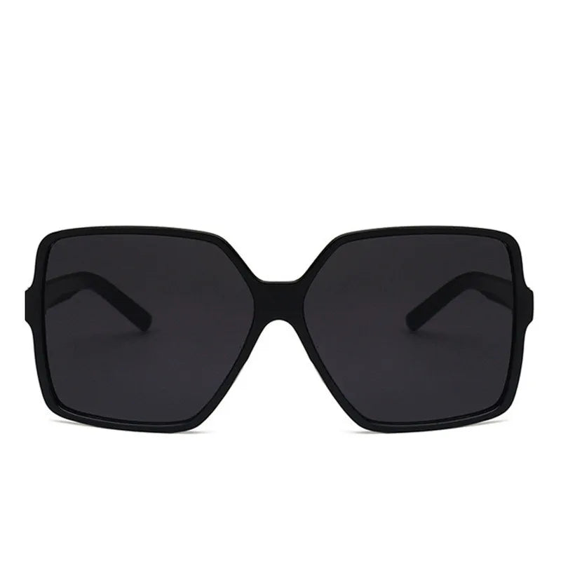 Brand Designer Fashion Oversized Sunglasses Women Plastic Female Big Frame Gradient Sun Glasses UV400 gafas de sol mujer