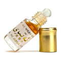 Arabian Gold Perfume Oil Roll On Bottle Long Lasting Fragrance Body Perfume Unisex Portable Long Lasting Scent Body Fragrance