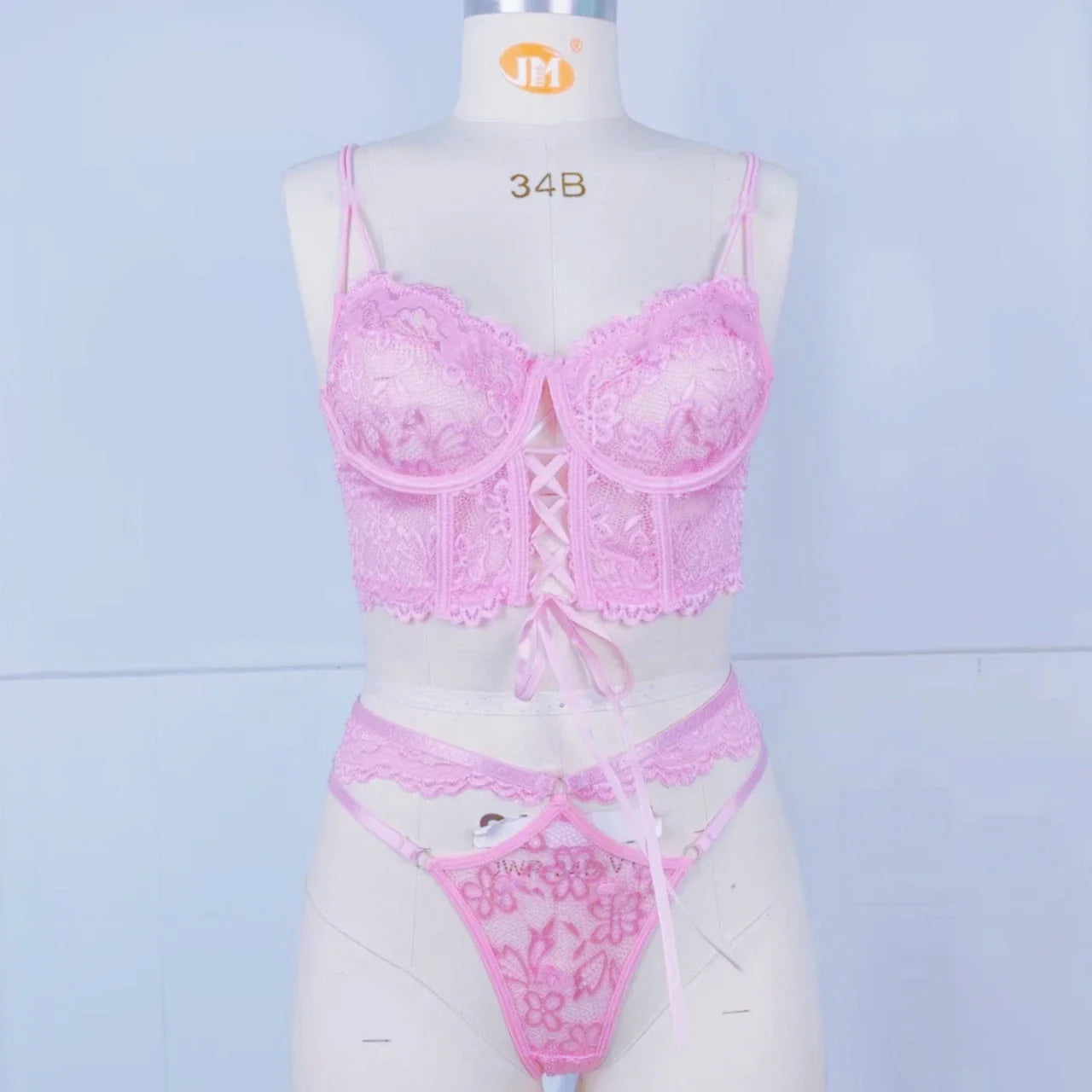 Fancy Lingerie Floral Lace Bra Set Bilizna Luxury Sensual Underwear Sexy Erotic Fairy Fine Lace See Through Exotic Sets