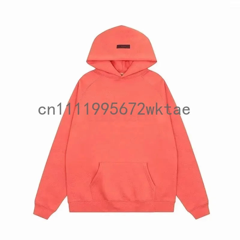 FW22 Men's Hoodies Jogging Set Luxury Design Chest Two Rows Plush Letter Hoodie Women's Loose Hoodie Fashion Unisex Pants Set