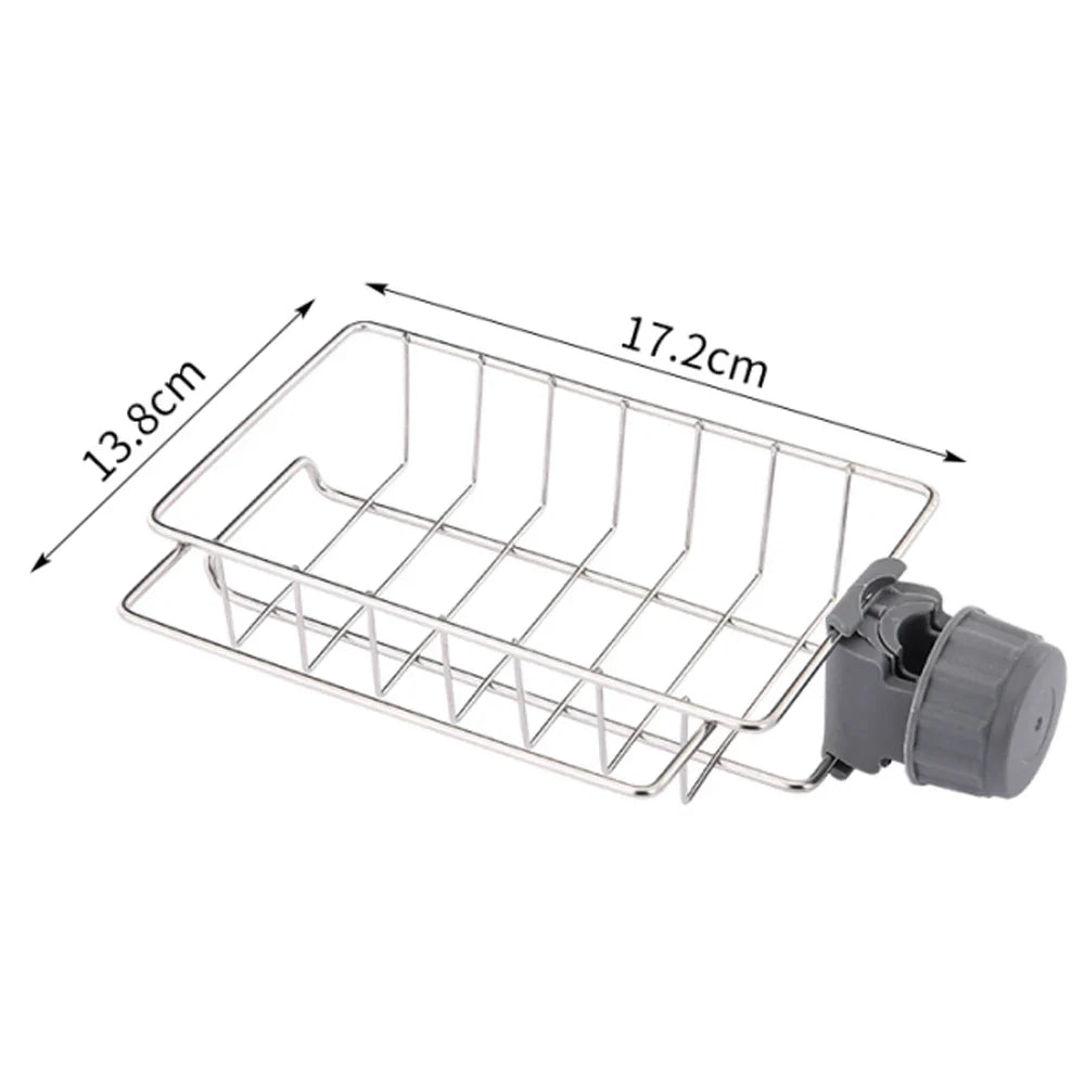 Kitchen Sink Drain Rack Sponge Storage Flexible Faucet Holder Soap Drainer Towel Rack Shelf Organizer Kitchen Accessories