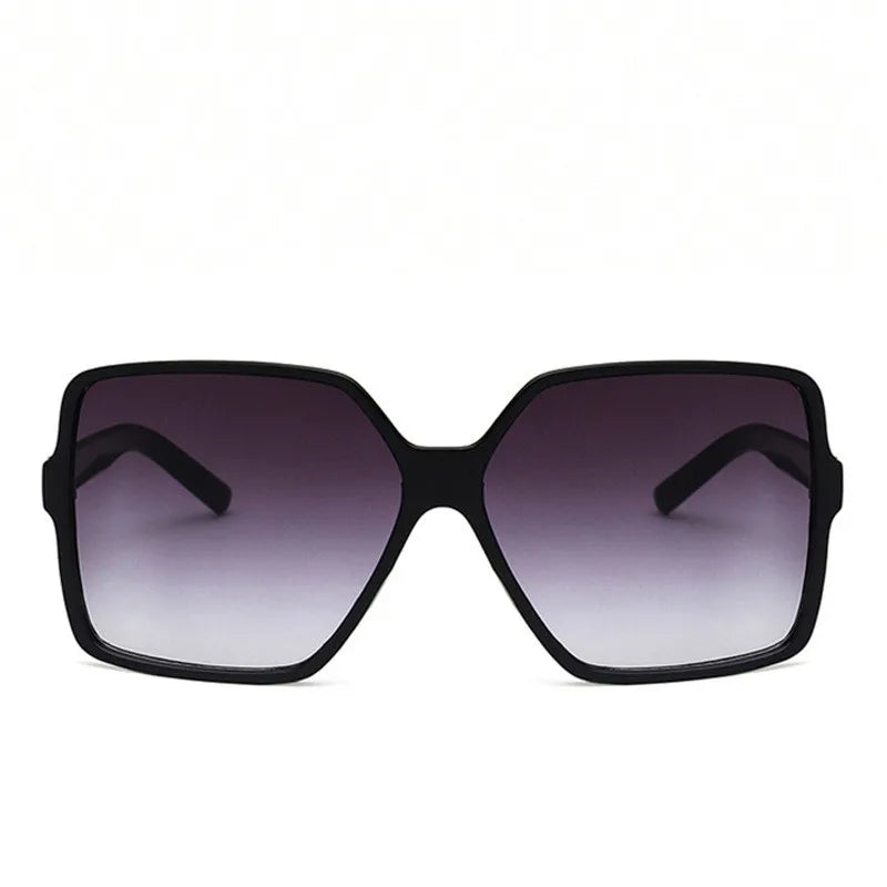 Brand Designer Fashion Oversized Sunglasses Women Plastic Female Big Frame Gradient Sun Glasses UV400 gafas de sol mujer