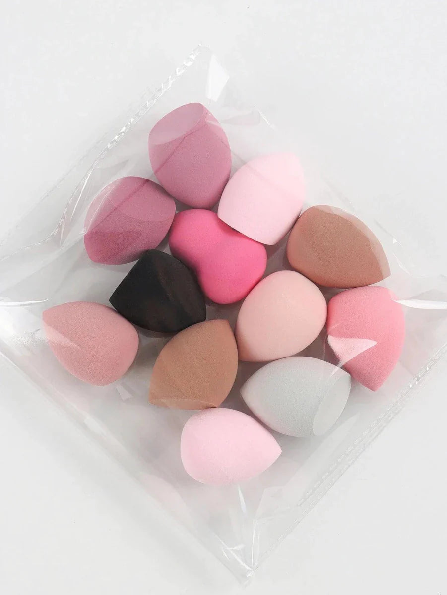 Beauty Sponge Set - Foundation Mixing Puffs 6-60 Pieces