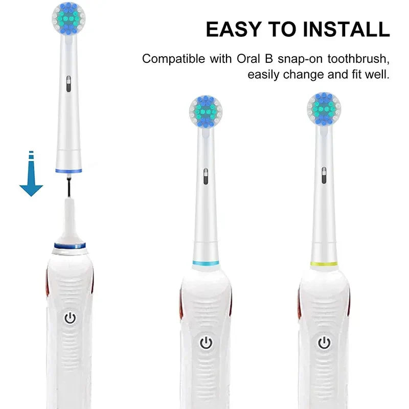 4/8/16 Pcs Replacement Toothbrush Heads Compatible with Oral-B Braun Professional Electric Toothbrush Heads Brush Heads