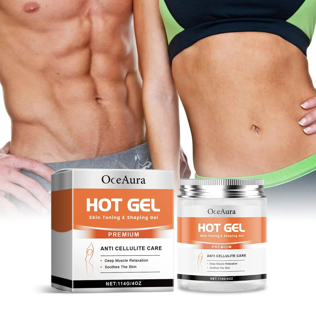Hot Body Slimming Cream Anti Cellulite Fat Burner Tightens Belly Anti Sagging Sweating Enhancer  Abdominal Muscle Shaping Cream