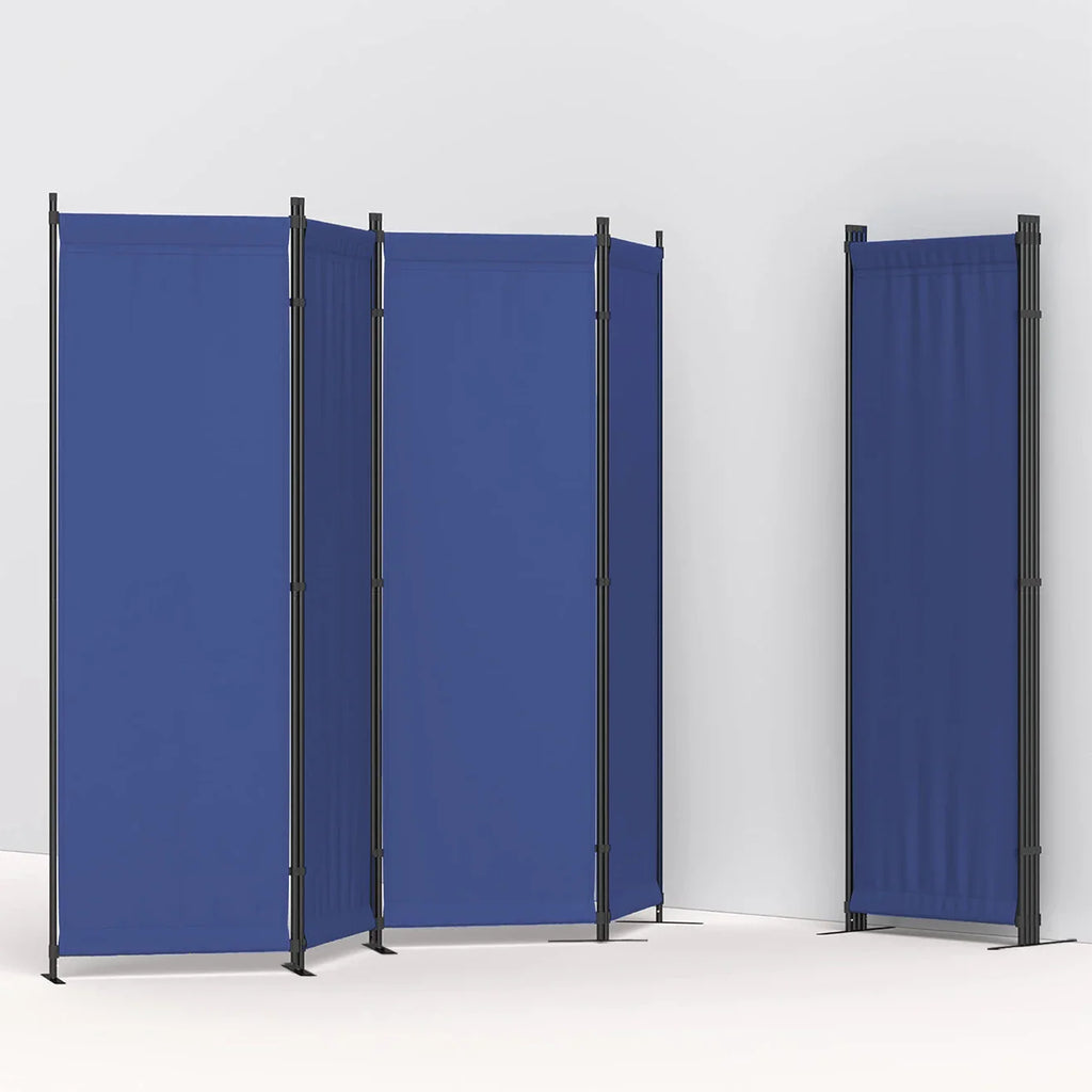 Four-Panel Folding Room Divider Freestanding Privacy Partition