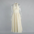 2025 New Women Summer Cotton Long Dress Sleeveless Sexy V-Neck Boho Maxi Dress Loose Style Long Dress Vestidos Clothes