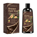 YUITIKUE Brown Hair Dye Shampoo | 4-in-1 Color, Moisturize, Nourish, Natural Ginger Formula 100ml