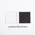 5/10pcs DIY Refrigerator Magnet High Transparent Acrylic Square Round with Magnetic Sheet Material Package Home Decor