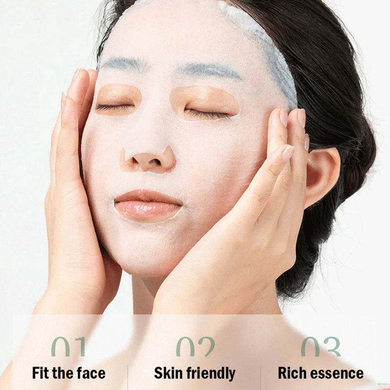 8pcs BIOAQUA Fruit Facial Masks Moisturizing Hydrating Brightening Anti-aging Face Mask Sheet Masks for Face Skin Care