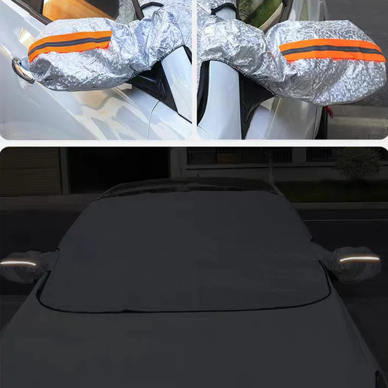 1Pc Brand new Car Windshield Snow Anti-UV Shield for Winter Car Cover Front Window Anti Ice Frost Outdoor Car Protection Cover