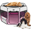 Portable Pet Playpen Foldable Exercise Pen For Dogs Cats Indoor Outdoor