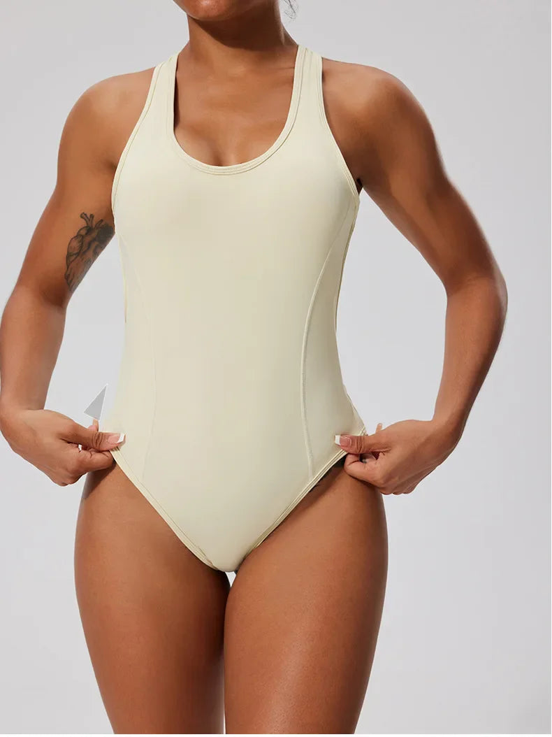 Seamless Yoga Jumpsuit Set Casual Back Base Tight One-piece Corset Slim  Bodysuit Yoga Suit Suspender Sports Fitness Suits Women