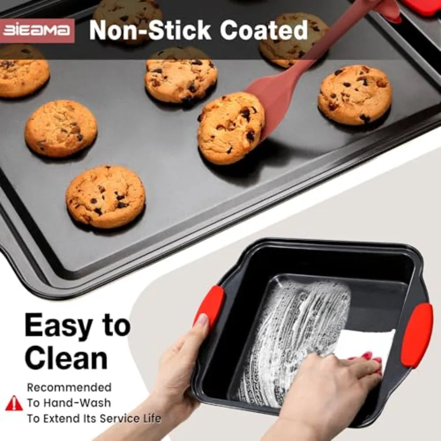 13 Piece Nonstick Bakeware Set Carbon Steel Bake Pans