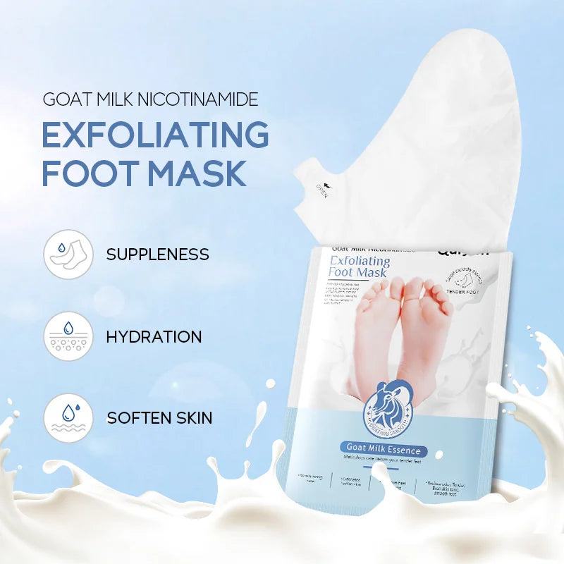 Exfoliating Foot Mask Feet Peeling Mask Spa Socks Smooth Dead Skin Remover Moisturizing Whitening Anti-Cracked Foot Skin Care