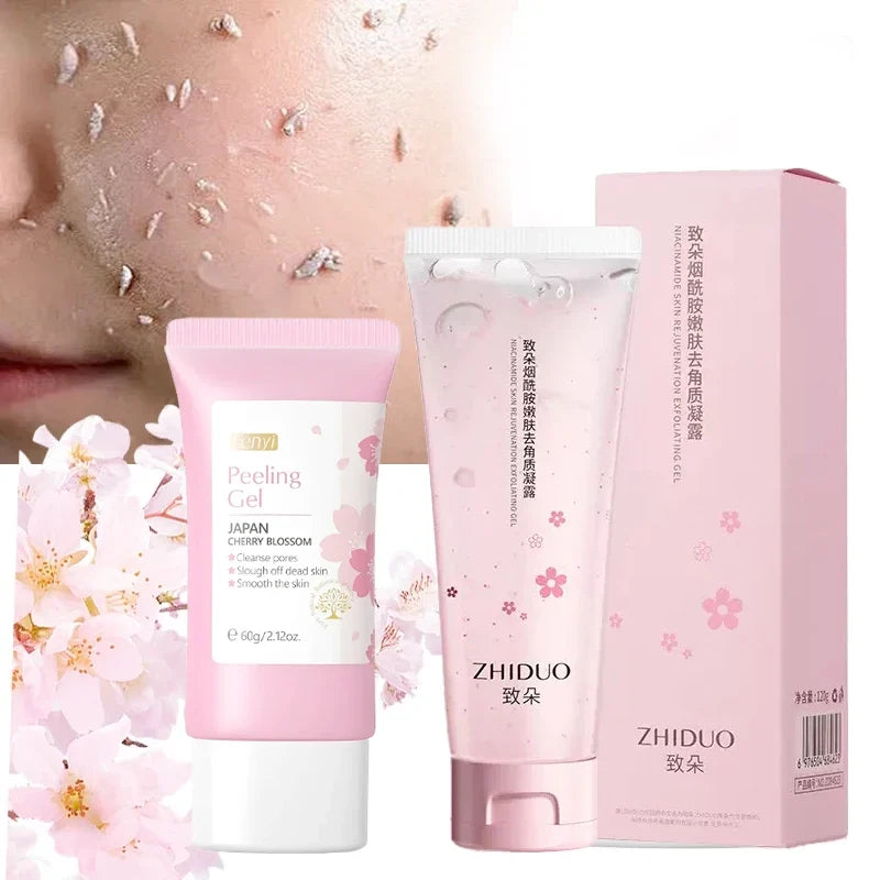 Face Deep Cleaning Exfoliating Gel Skin Care Whitening Moisturizer Repair Facial Scrub Skin Care
