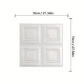 70cm*70cm 3D Room Decor Warm Decoration Self-adhesive Wall Stickers Foam Waterproof Anti-collision Wallpaper Ceiling Background