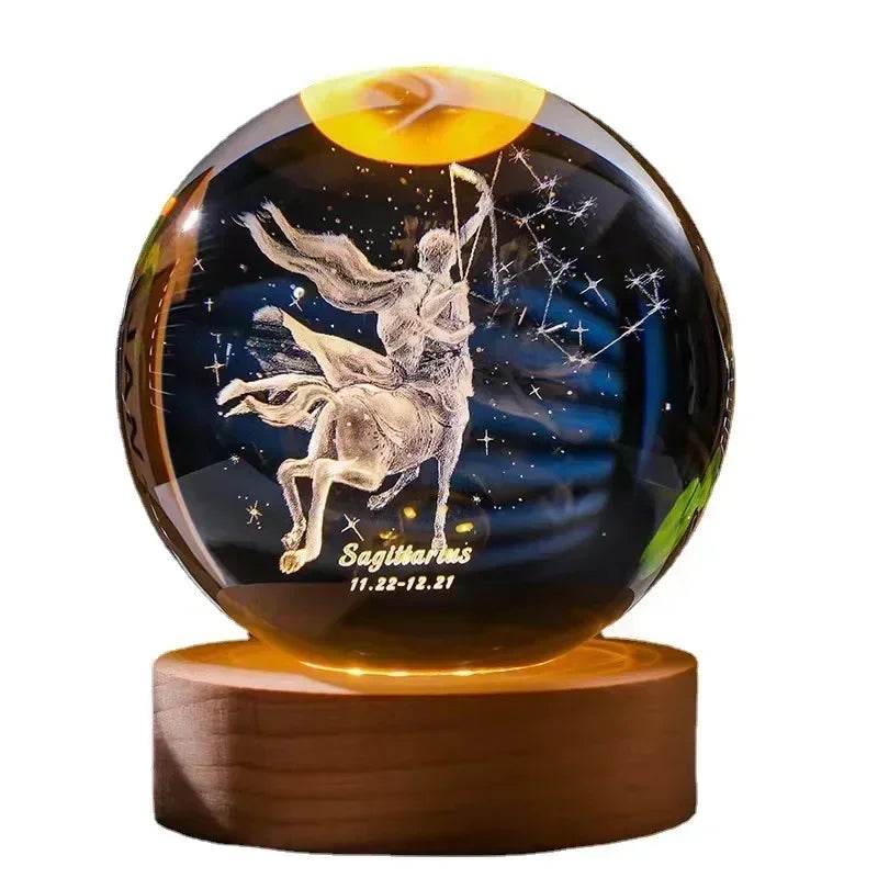 3D Crystal Ball Glass Decoration