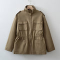 2026 Women Stand collar Casual Jacket Stylish coat