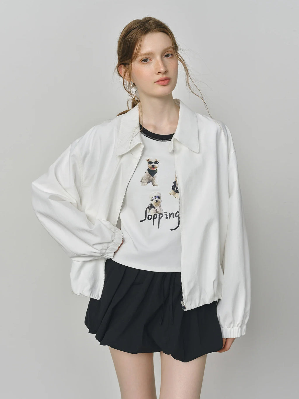 FSLE 2025 New French Barn-Style Raw Glamour Short Jacket Women's Spring Autumn New Arrival Loose Fit Oversize Workwear Coat