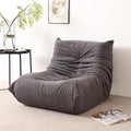 Corduroy Lazy Sofa - All Sponge Filled Floor Sofa, No-Legs Design for Living Room Bedroom