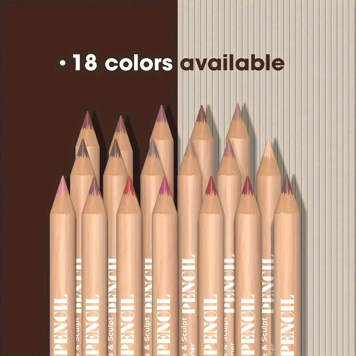 6pcs Velvet Matte Lip Liner Set - Long-Lasting Versatile Shades Longlasting Lip Makeup Berry, Brown, Pink Lip Pencil