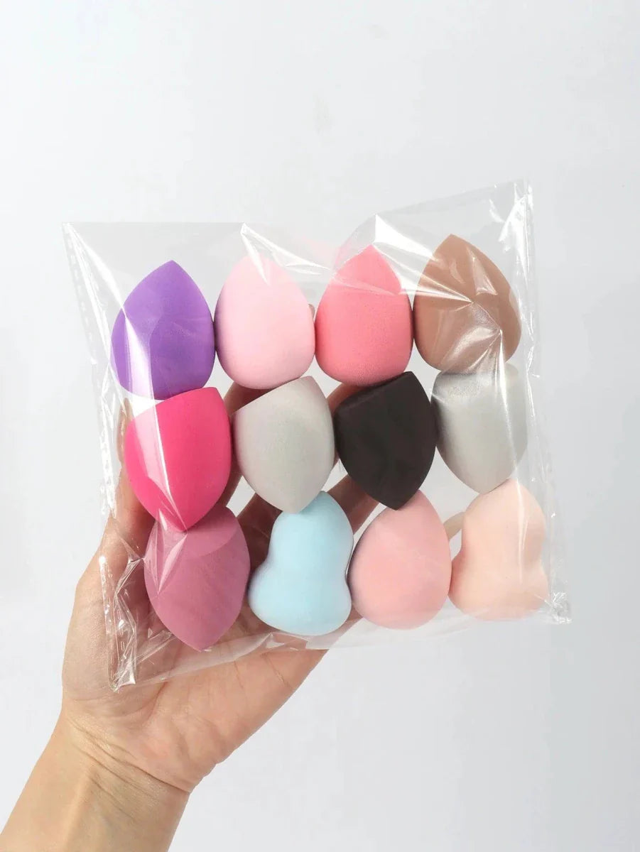 Beauty Sponge Set - Foundation Mixing Puffs 6-60 Pieces