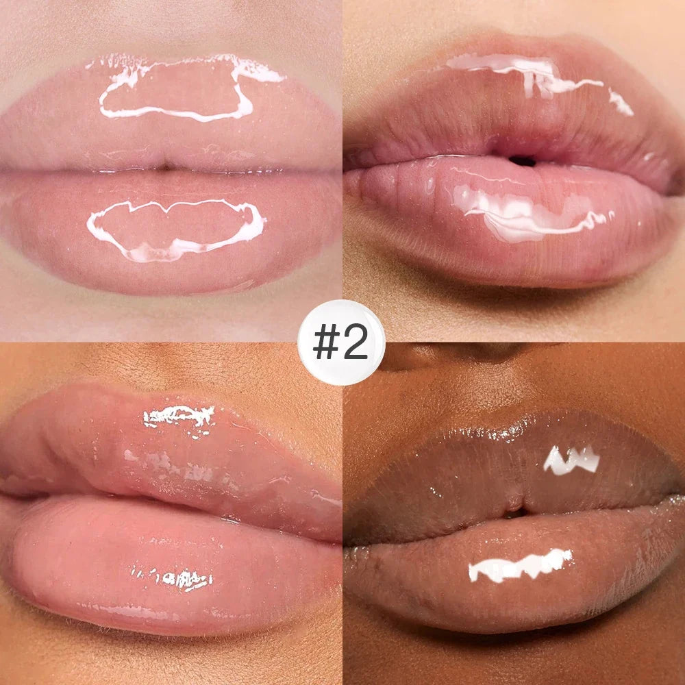 Lakerain Lip Plumper Moisturizing Lip Gloss Transparent Plump Lips Care Lip Stuffer Gift Korean Cosmetics