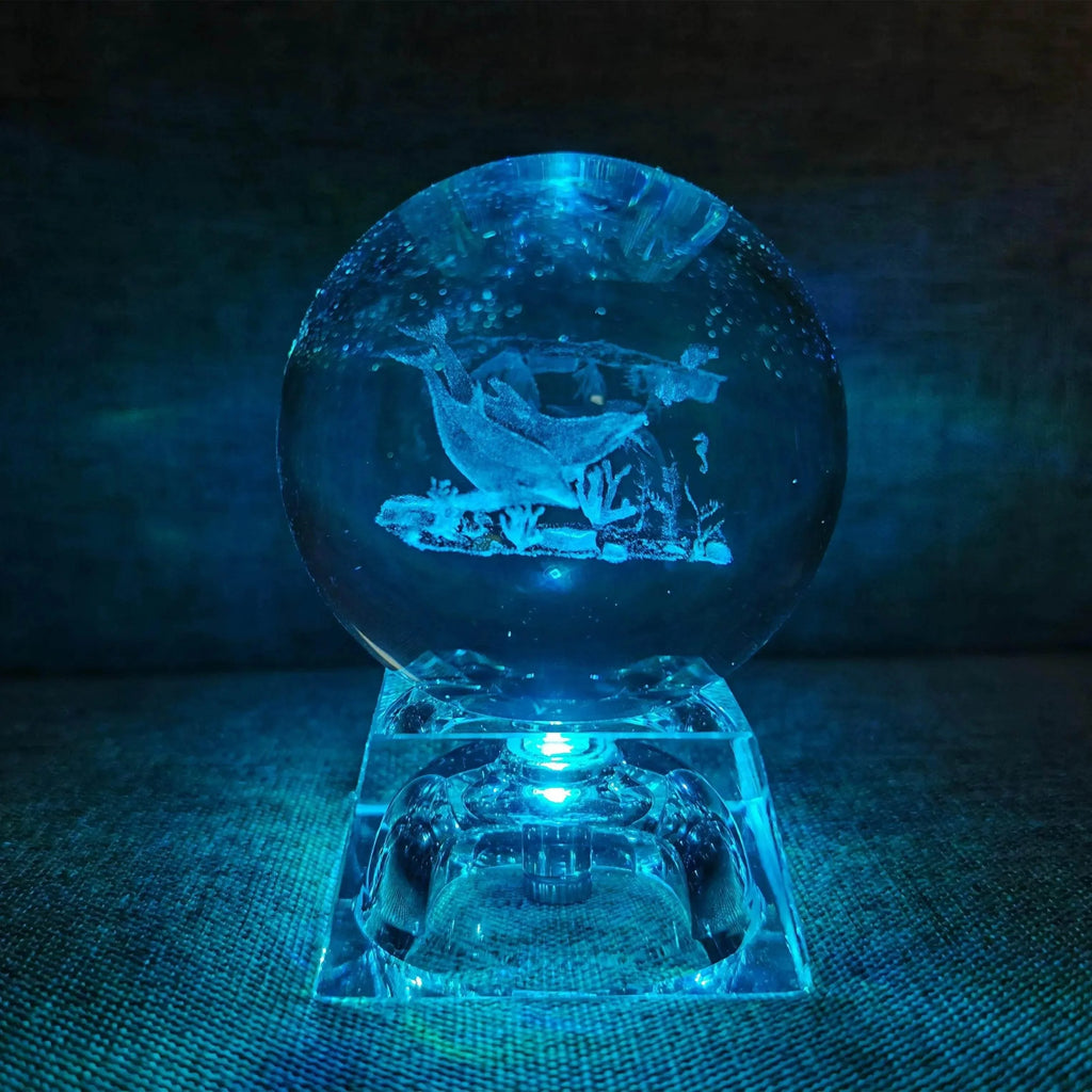 3D LED Crystal Ball Collectible