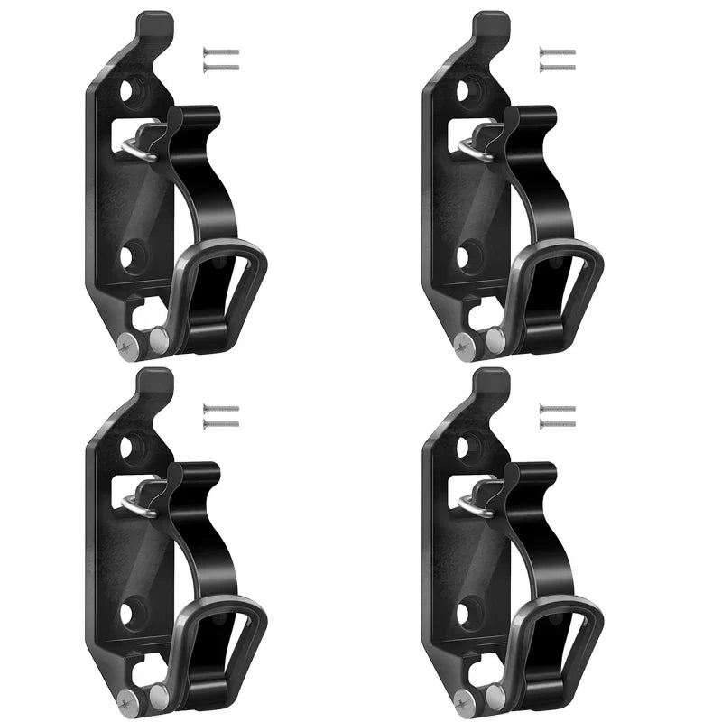 2-4PCS Tool Fixing Bracket Wall Mounting Bracket Shovel Ax Quick Release Clamp Shovel Bracket Car RV Boat Home Accessories