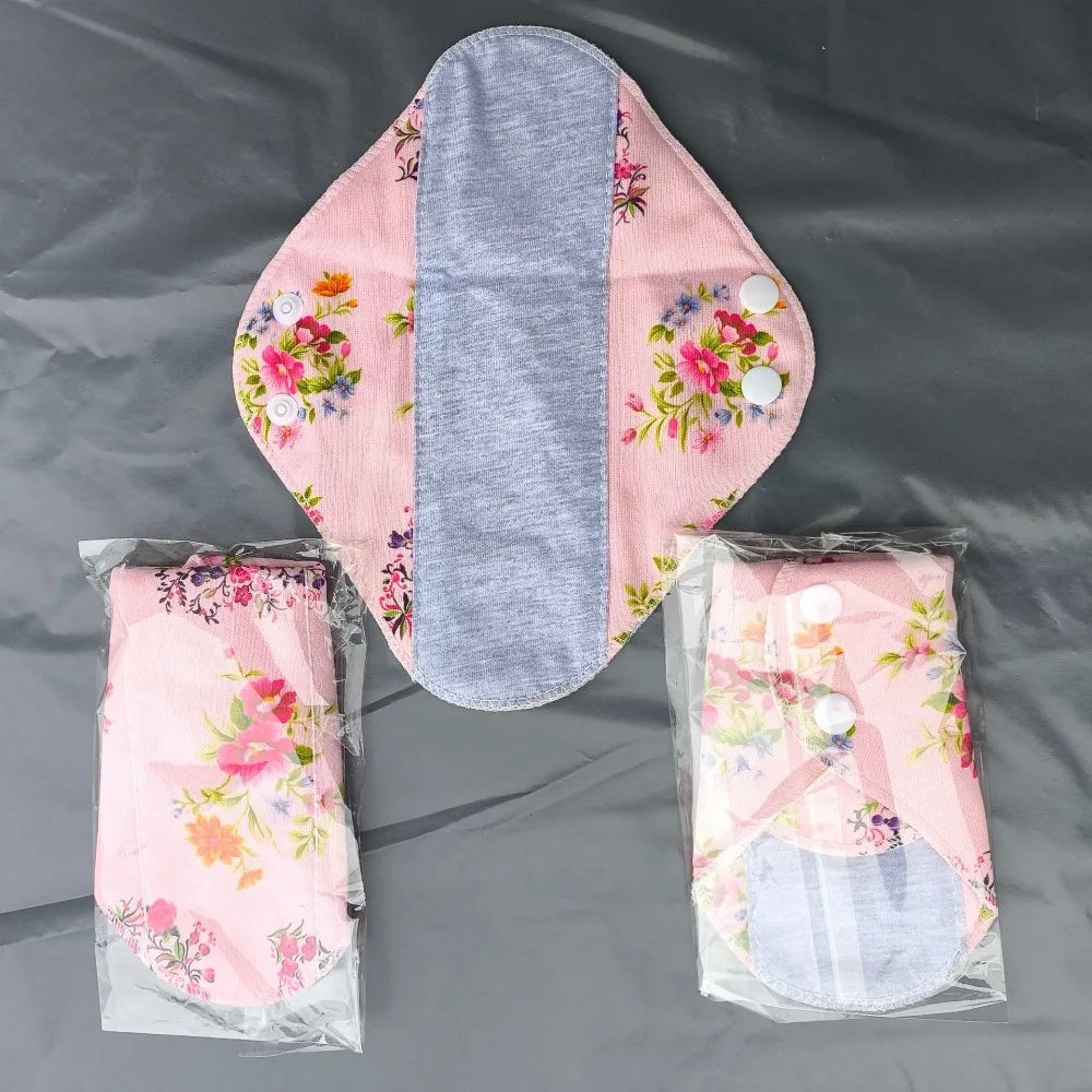 Reusable Adult Diaper Non-slip Soft Washable Panties Menstrual Cloth Sanitary Feminine Hygiene Pad Period Cotton Panty Liners