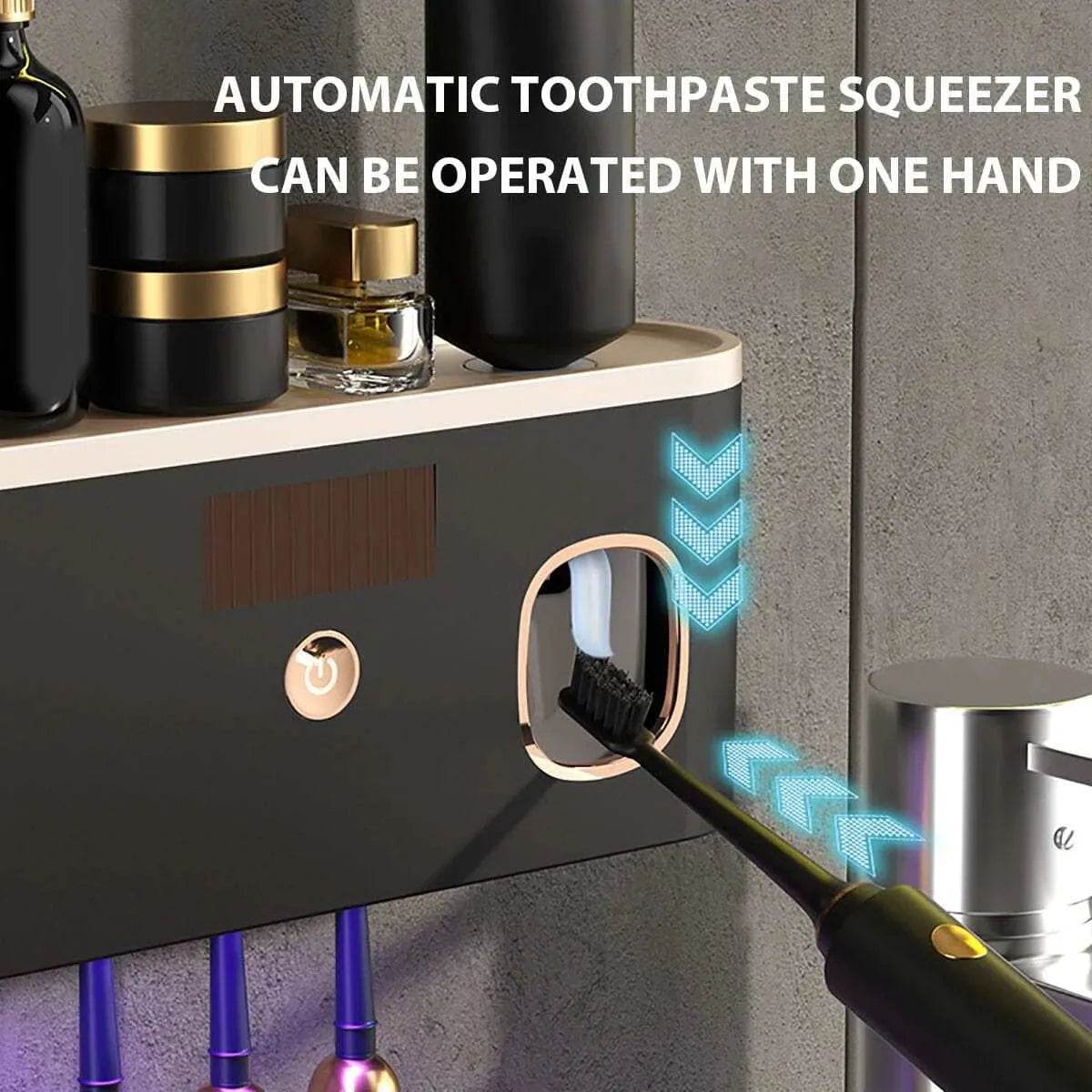 UV Toothbrush Sanitizer & Holder – Rechargeable Clean