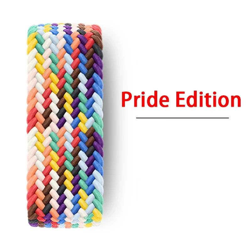 Braided Solo Loop For Apple watch Band 46mm 44mm 45mm 42mm 40mm 41mm Bracelet correa iwatch Series Ultra 2 11 10 9 SE 8 7 Strap