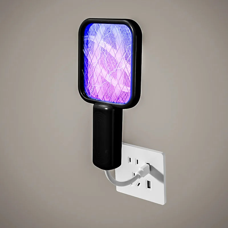 USB Mosquito Swatter Trap Zapper Lamp Portable Outdoor Safe